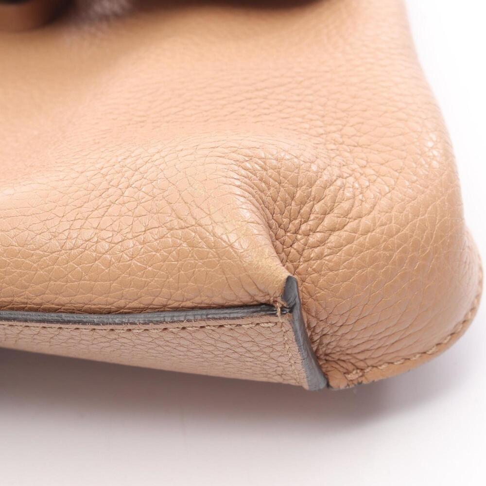GUCCI Authentic Cream Leather Bamboo Bag - Picture 9 of 15